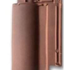 Rustic red finish – deep warm red tone with aged textured look